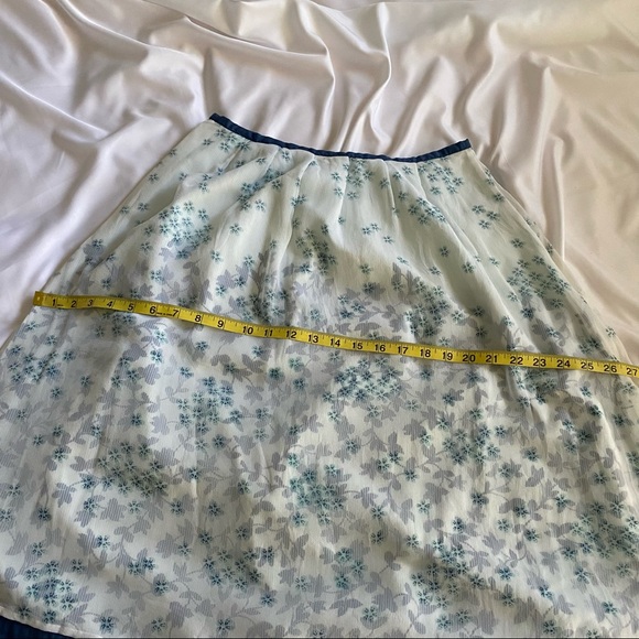 J Jill Floral Silk Skirt - Picture 4 of 8